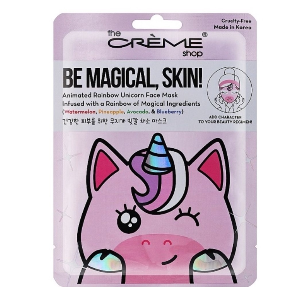 The CRÈME Shop Be Magical, Skin! Unicorn Face Mask — Pink